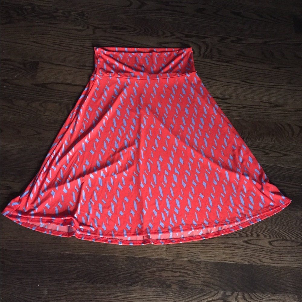 Lularoe Azure Skirt Large EUC